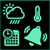 Custom Weather Alerts app screens